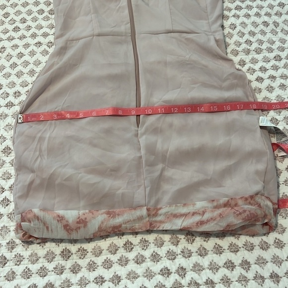 NWT ALLSAINTS Hali Areias Mini Dress Pink Ruffled Ruched UK 10 US 6 - Picture 11 of 16